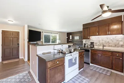Open kitchen and livingroom concept