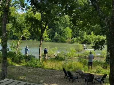 Adults Fishing