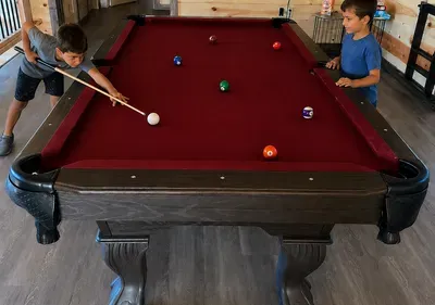 Kids Playing Pool