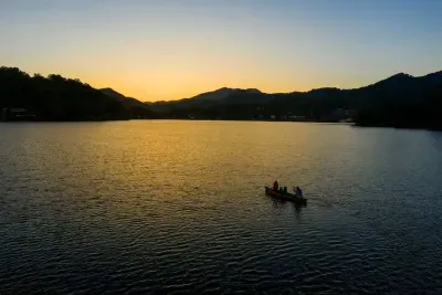 Enjoy one of the most beautiful sunsets over the mountains during your stay!