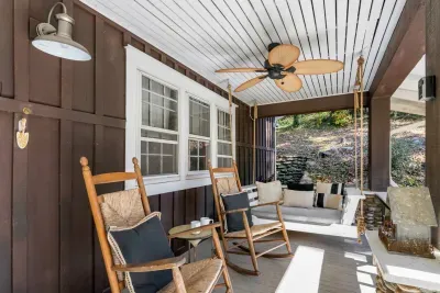 One of our favorite things is grabbing a cup of coffee to enjoy out on the front porch. 