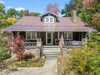 Happy Hollow is bursting with flowers and plants, making the entrance both bright and inviting.