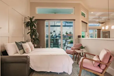 Chic Studio Retreat: Bright, airy space with waterfront views and stylish furnishings!