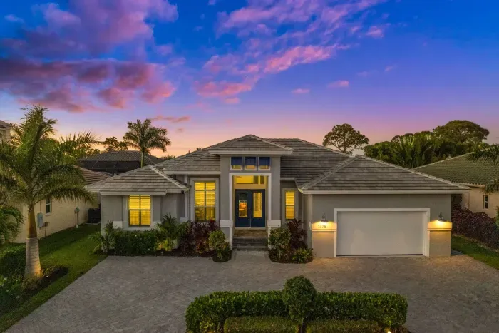 Exterior: Experience vibrant sunsets from your stylish retreat—paradise awaits!