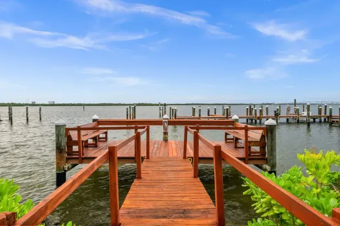 Dockside: Enjoy stunning water views from the deck—perfect for sunset cocktails!