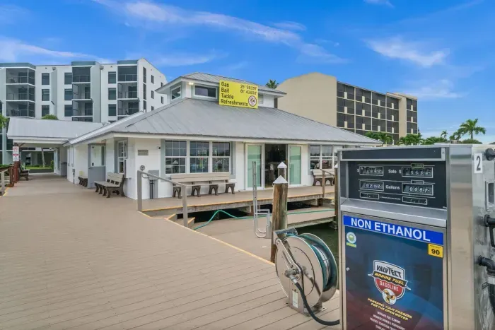 Boardwalk Bliss: Steps from the water, grab supplies and enjoy sunny adventures ahead!