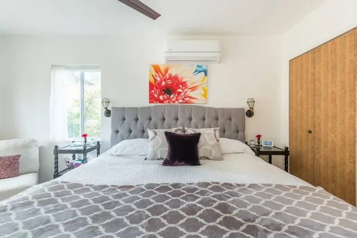 Comfortable, king sized bed