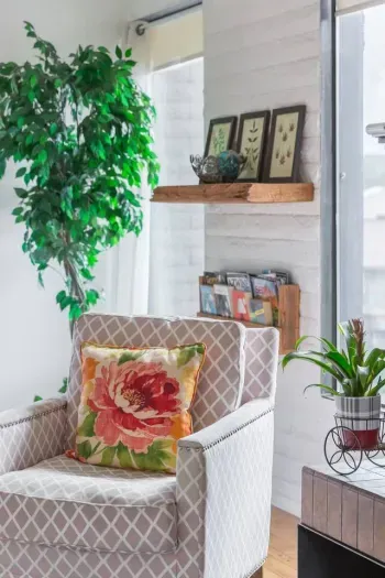 Seating area in living room