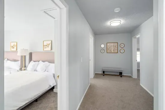 Upstairs Hallway connecting all 4 bedrooms and one bathroom
