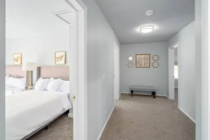 Upstairs Hallway connecting all 4 bedrooms and one bathroom