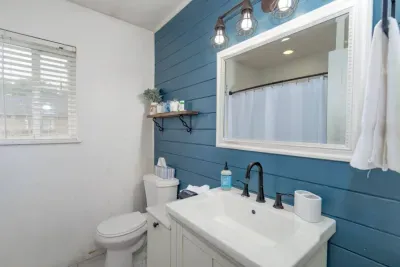 We pride ourselves on a '5 star clean' bathroom