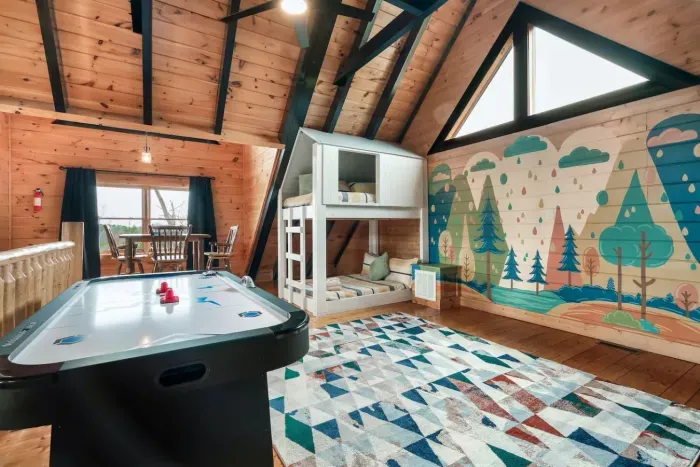 Tree House Bunk Bed I Air Hockey I Various Games