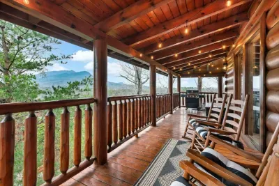Soak in the views directly from the back deck