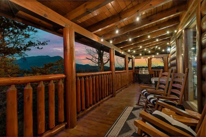 Soak in the views directly from the back deck