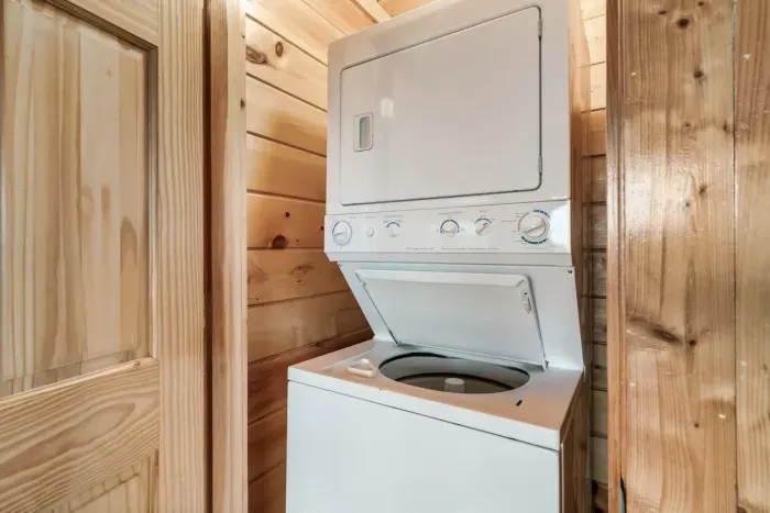 Washer and Dryer provided inside cabin