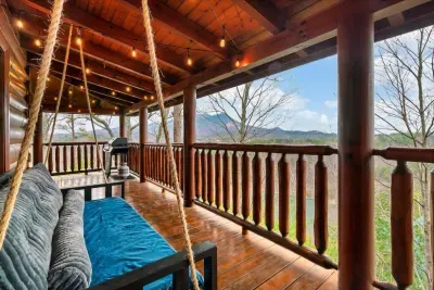 Soak in the views directly from the back deck