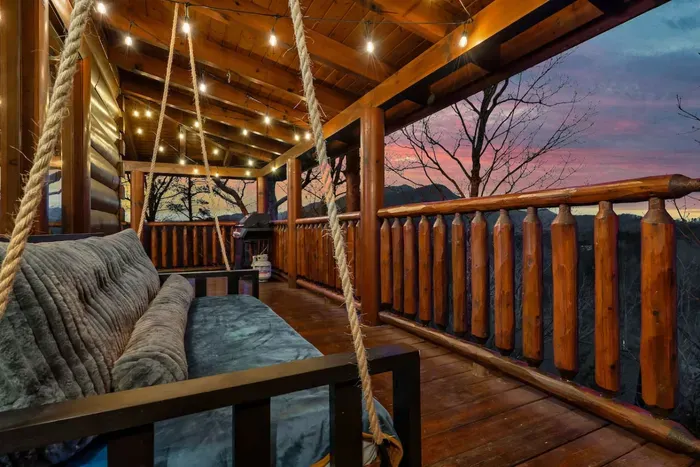 Soak in the views directly from the back deck