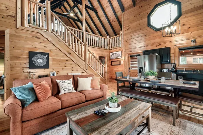 Stairs leading to loft