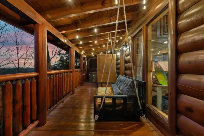 Soak in the views directly from the back deck