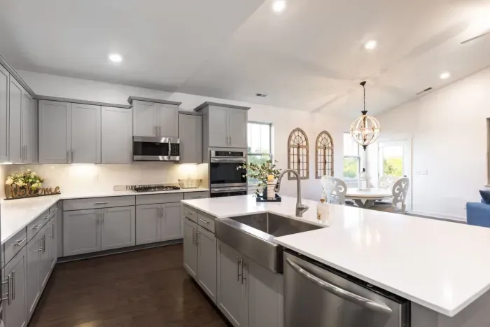 Island Bar I Stainless steel appliances I We provide all the necessary essentials to enjoy a home cooked meal