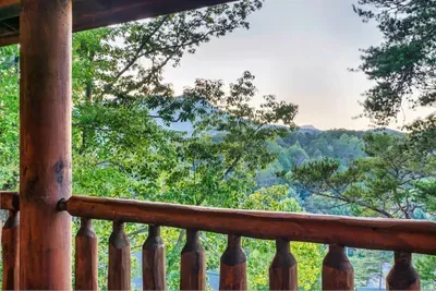 Watch the sunrise over the mountains as you enjoy a morning cup of coffee.