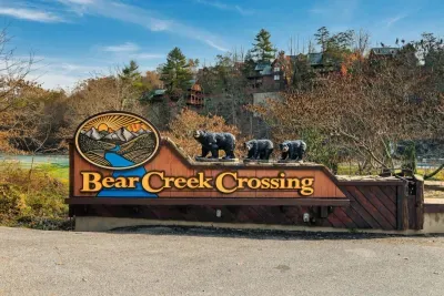 Our cabin is in Bear Creek Crossing