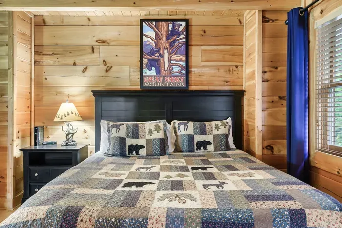 King size bed in each bedroom