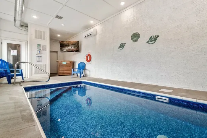 Private indoor heated pool