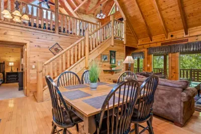 Dining table seats 6