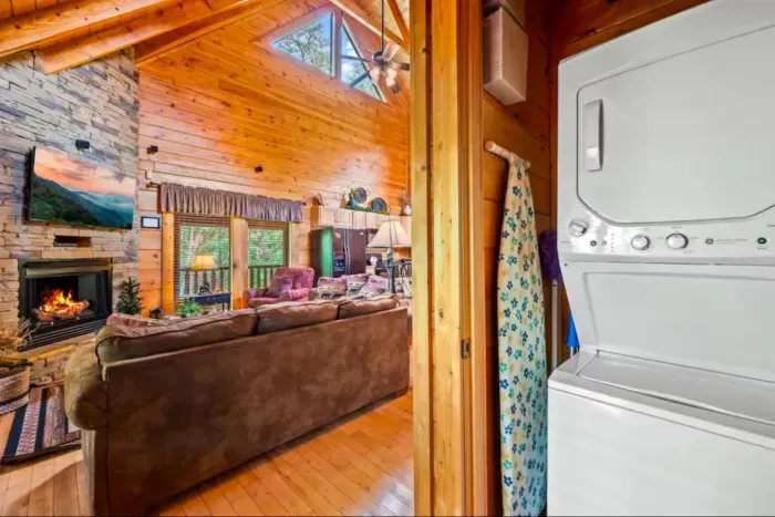 We provide a washer and dryer for your convenience