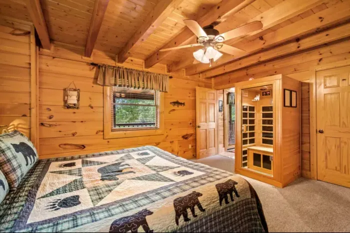 Private Sauna inside bedroom