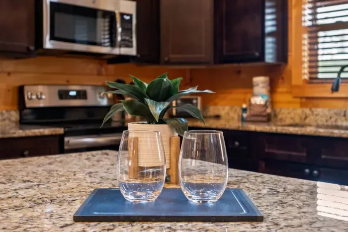 We provide all of the necessary essentials to enjoy yourself without having to go out to eat.