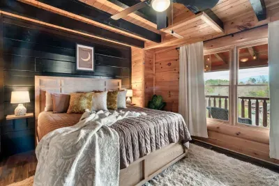 Each room comes equipped with a king size bed