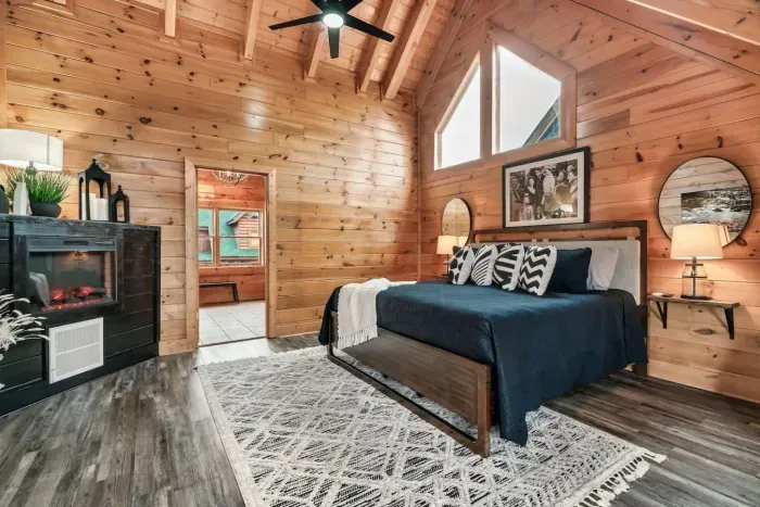 Each room comes equipped with a king size bed