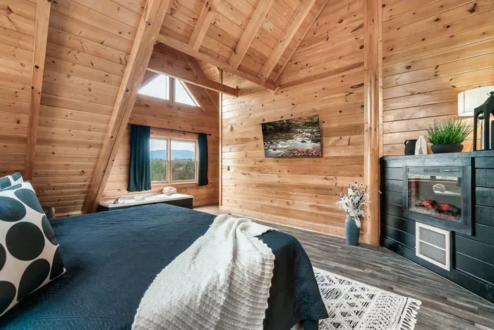 Each room comes equipped with a king size bed