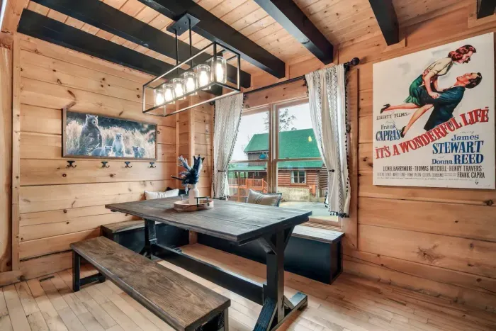 Kitchen table for a quick meal