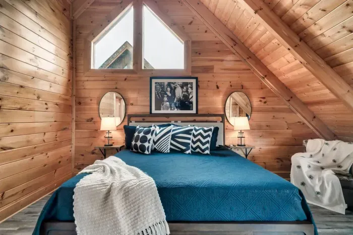 Each room comes equipped with a king size bed