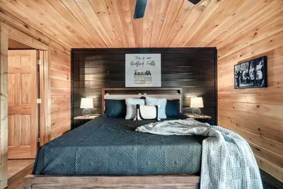 Each room comes equipped with a king size bed