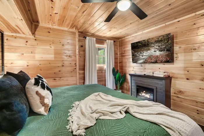 Each room comes equipped with a king size bed