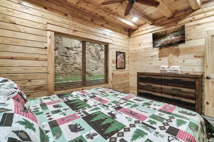 Each bedroom has a king sized bed.