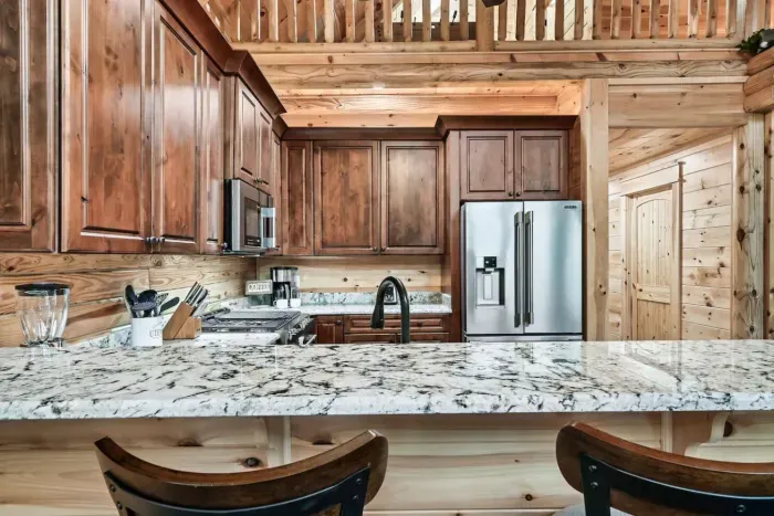 Our kitchen has everything you will need to enjoy a home cooked meal