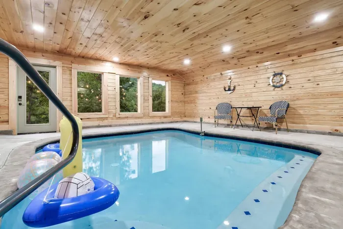 Indoor pool so you can always enjoy a swim no matter the weather outside.