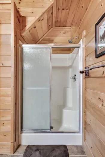 Shower with seating if needed