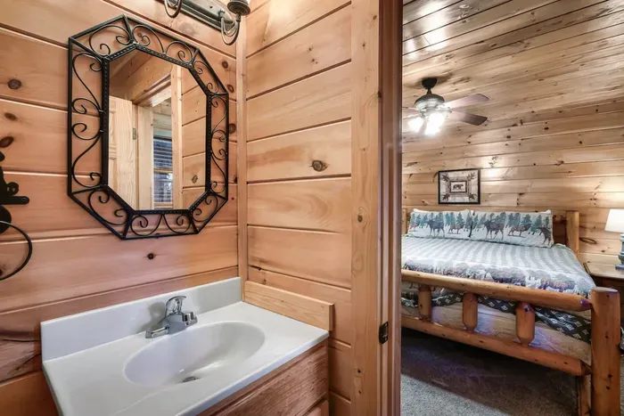 Full bathroom in each bedroom