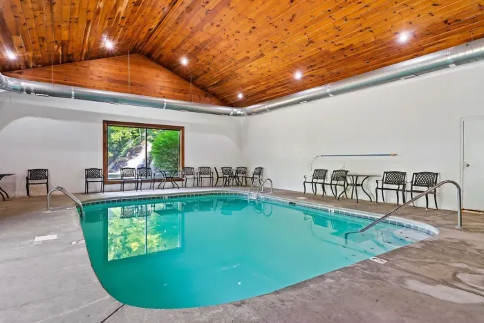Indoor heated pool is open year round