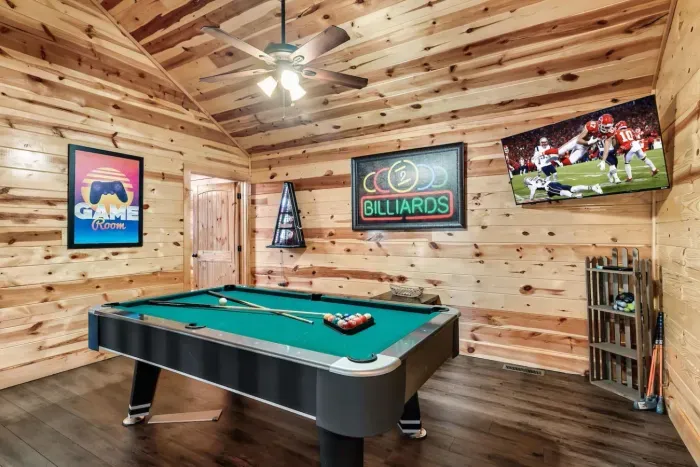 Pool Table I Bag Toss I Flat Screen TV