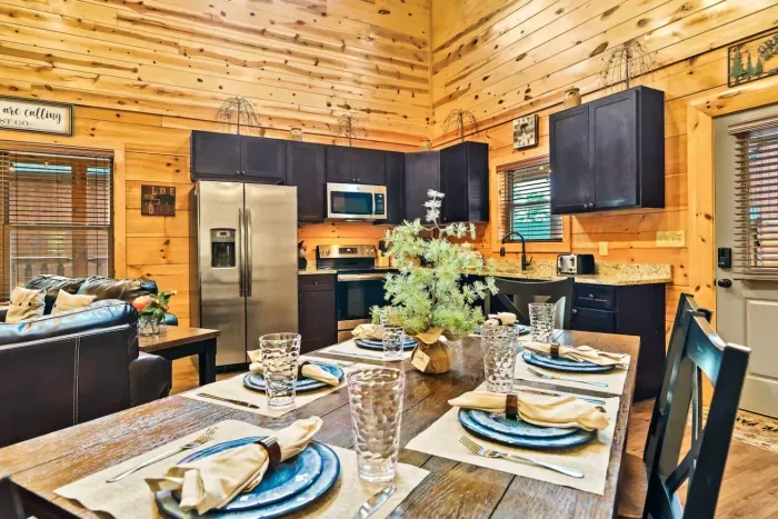 Don't feel like eating out? Thats ok our dining room will make you feel at home!