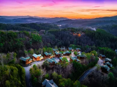 Our cabin is highlighted at the top of bear creek crossing.