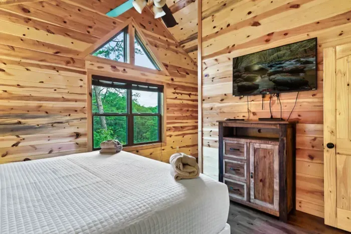 All bedrooms have a King sized bed and private bathrooms!