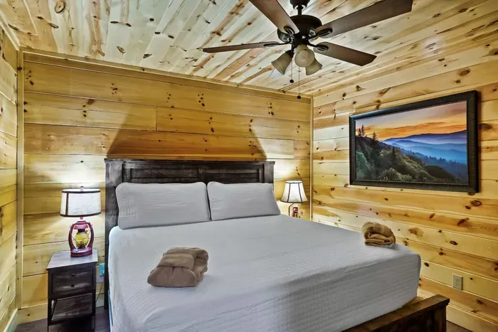 All bedrooms have a King sized bed and private bathrooms!